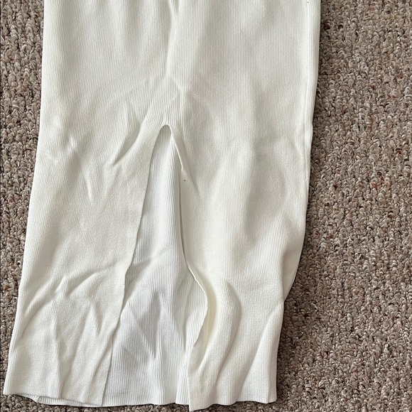 Fashion Nova Elegant White Leaving Now Skirt Set - Picture 5 of 6